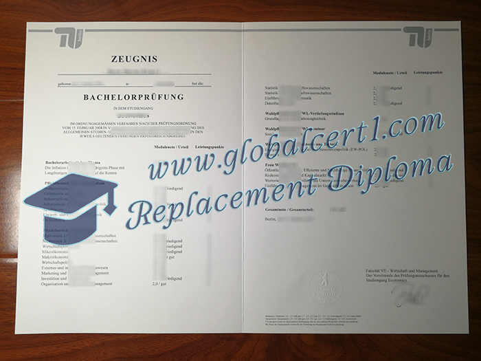 Technische Universität Berlin  transcript