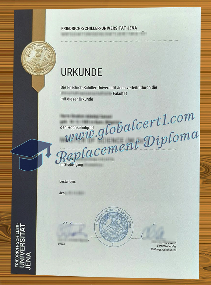 Friedrich-Schiller-Universität Jena urkunde
